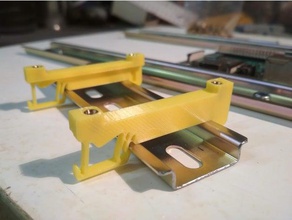 montage sur rail din raspberry pi 3b+ le bricolage dinrail monté b3 raspi 3 rbpi rin 3d print model - Mito3D
