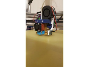 dc42 ir mount hypercube evolution 3d printer parts auto bed leveling e3d v6 infrared probe 3d print model - Mito3D