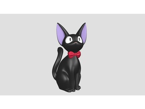 jiji cat figure animals collection hayao miyazaki japanese animation kikis delivery servic movie statuette 3d print model - Mito3D