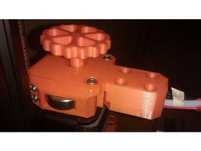 3dator bowden extruder mk8 gear screwed fastening printer extruders mount 3d print model - Mito3D