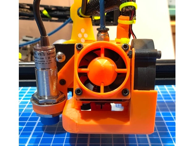 herói me gen3 e3d v6 vulcão cr-10 ender 3pro 5 a impressora os acessórios 4020 ventilador fã radial 5015 duto do auto cama de nivelamento bltouch montagem bullseye resfriamento refrigeração cr10 cr10s creality 3 crealty dupla e3dv6 hotend ezabl mini fanduct quente-final petsfang 3D print model - Mito3D