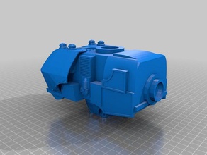 reaver titan alternativo corpo modello i robot 28mm warhammer 40k 3d print model - Mito3D