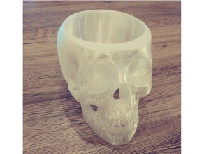 cranio ciotola arredamento umano 3d print model - Mito3D