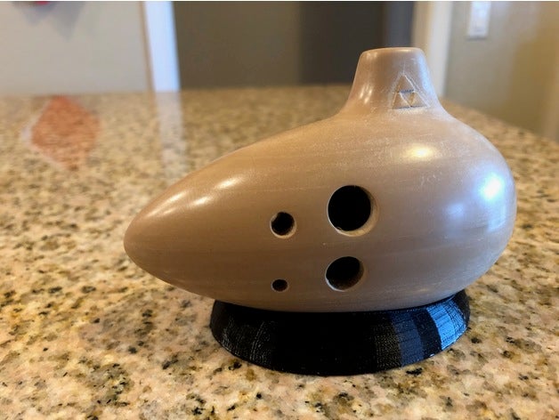 small ocarina stand music time 3D print model - Mito3D