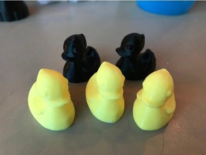 rubber ducky tire valve cap animals schraeder 3d print model - Mito3D
