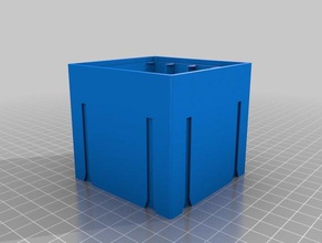 özelleştirilmiş tercümesi direnç depolama kutusu elektronik 3d print model - Mito3D
