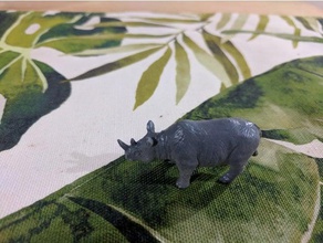 rhino animals 3d scan rhinoceros toy