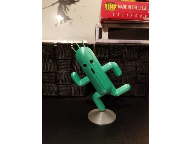 cactuar buchas de ligar metades criaturas ff7 final fantasy modelo brinquedo 3D print model - Mito3D