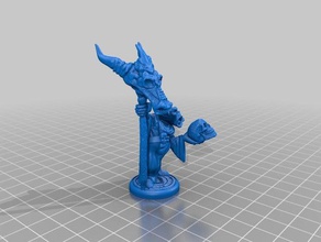 valandars orc shaman remix jeux 3d print model - Mito3D