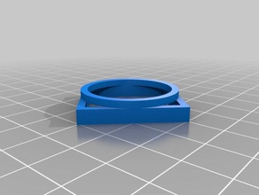 meine angepasste round square-Anschluss - Ersatz Teile 3d print model - Mito3D