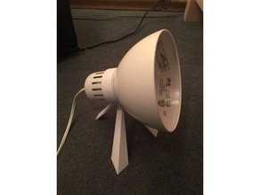 tertial lâmpada de montagem diy ikea iluminação 3d print model - Mito3D