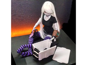 13 escala de armazenamento bandeja empilhável bjd ball jointed dolls recipientes anime prop a caixa boneca móveis 3d print model - Mito3D
