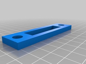 extended strike plate mortise style doors replacement parts 3d print model - Mito3D