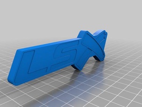 oem lsx emblem automotive 3d print model - Mito3D