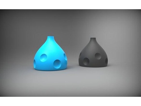 bubbles vase rf decor art flower 3d print model - Mito3D