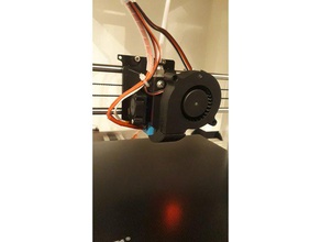 geeetech i3 pro e3d v6 bowden cooling fan bl touch printers clone duct extruder titan extuder 3d print model - Mito3D