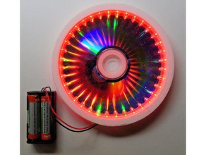 cd di multi colore luce gadget 3d print model - Mito3D