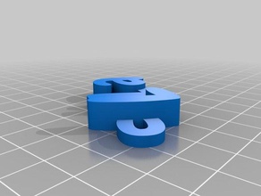 lila Anahtarlık özelleştirilmiş 3d print model - Mito3D