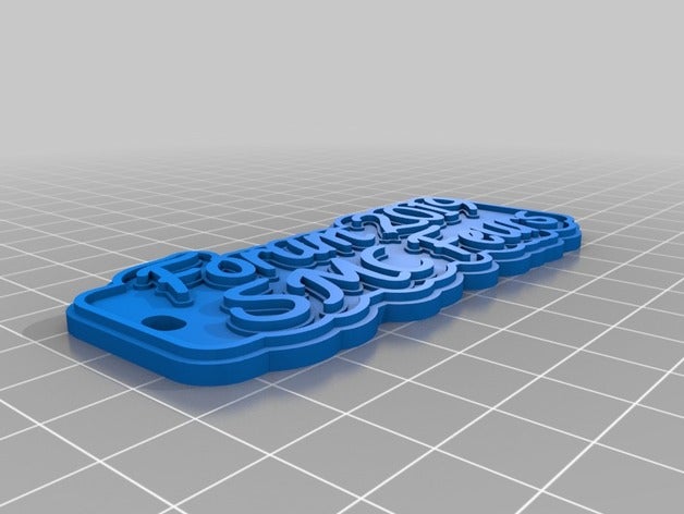 forum Schlüsselanhänger angepasst 3D print model - Mito3D