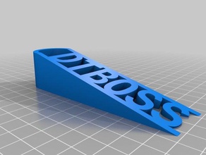 dt boss office personalizzato 3d print model - Mito3D