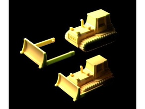 dullbozer construction toys bulldozer ethan nan ethan3d 3d print model - Mito3D