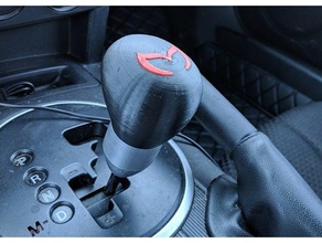 nc miata automatic shift knob mazda batman logo m8x125 automotive mx5 3d print model - Mito3D