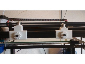 tronxy x5s belt tensioning smaller version 3d printer parts 3d print model - Mito3D