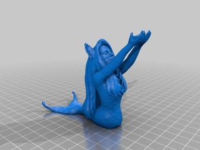 mermaid raija scans replicas 3d print model - Mito3D