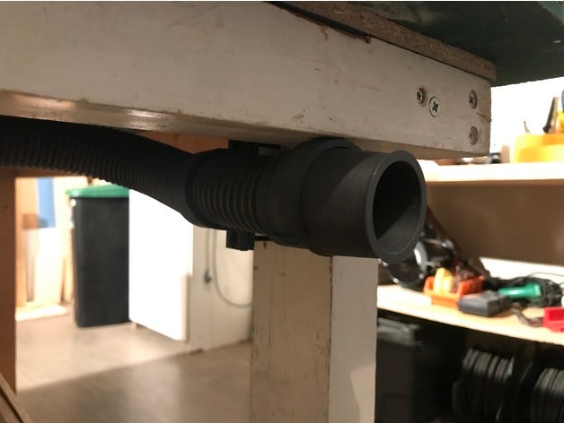 vacuum hose karcher shopvac parts adapter connector 3D print model - Mito3D