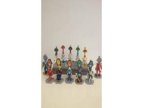 panosh voltron figure stands toys games 3d print model - Mito3D