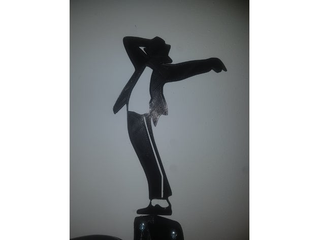 michael jackson wall art 2d 3D print model - Mito3D