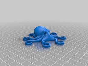 octopus resculp fixed animals 3d print model - Mito3D