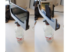 smartphone tripod bottle 3d printing printed bottlecap nsfw holder 3d print model - Mito3D
