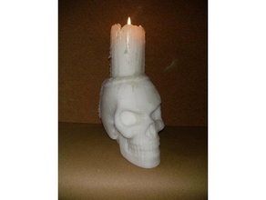 crânio de velas 3d impressão cosplay o design filme quadris horror interior modelo escultura ferramentas zbrush 3d print model - Mito3D