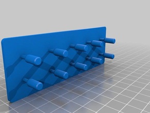 luz do tubo molde eletrônica diodo emissor de 3d print model - Mito3D