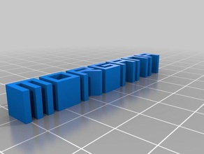 morgana Schlüsselanhänger angepasst 3d print model - Mito3D