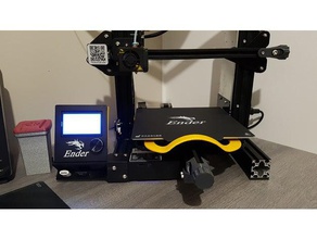 apoyo &eacutecran ender 3 pro 3d de la impresora accesorios creality pantalla lcd montaje 3d print model - Mito3D