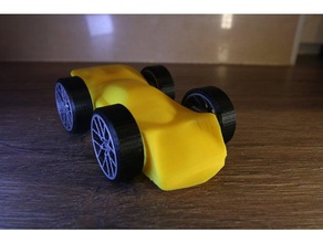 formula flip car version 2 construction toys 3d print model - Mito3D
