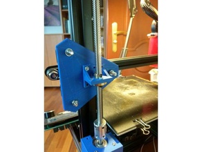 dual axis lead screw mount ender 3 probably fits cr-10 3d printer parts 3d print model - Mito3D