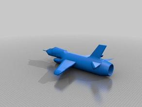 jet avcı uçağı araçlar 3d print model - Mito3D