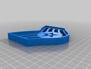 usaf ssgt cortador de cookie a cozinha jantar 3d print model - Mito3D