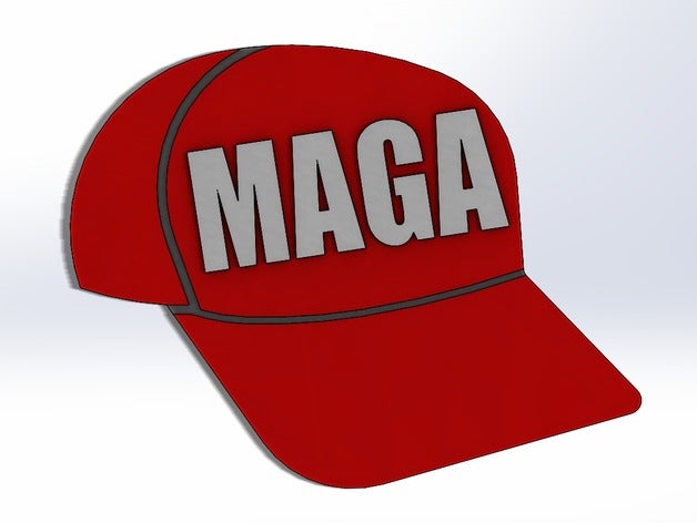 maga hat make america great again Mode donald trump kag halten Sie Amerika, die große Präsident 3D print model - Mito3D