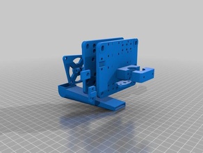 my customized hot end mount generator -for various carriages hot ends options 3d printer parts