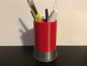 shotgun shell pen pencil holder organization 3d print model - Mito3D