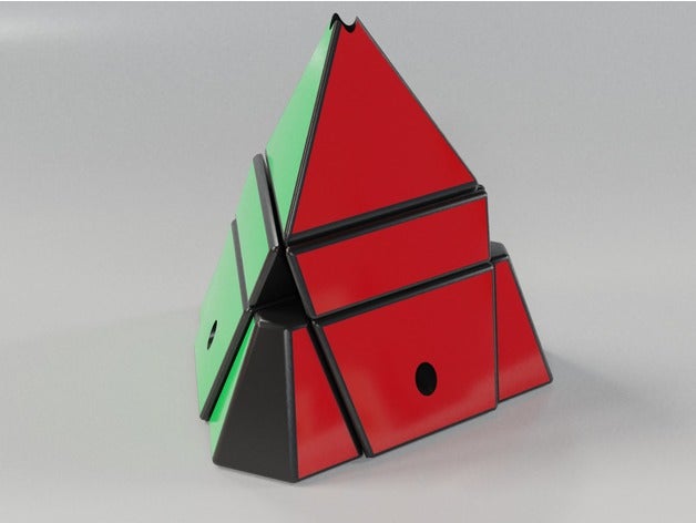 fisher pyraminx puzzles cube rubiks twisty puzzle 3D print model - Mito3D