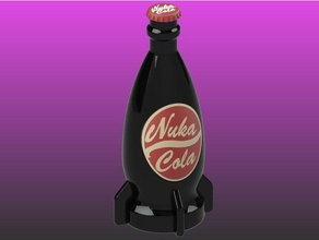 fallout nuka cola bottiglia oggetti di scena mmu mmu2 multicolor 3d print model - Mito3D
