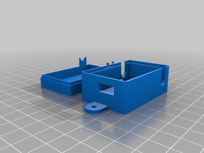 single relay case m3 mount holes electronics board 3d print model - Mito3D
