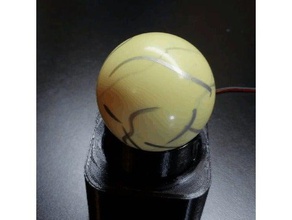 escritorio de bola flotante fuente kugel la interactivo art juguete hidráulico bomba característica del agua 3d print model - Mito3D