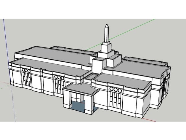 di st paul, minnesota chiesa gesù cristo dopo giorno i santi del tempio sculture lds mormon mormone il 3D print model - Mito3D