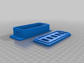 5 rocker switch mounting box 3d printing 3d print model - Mito3D